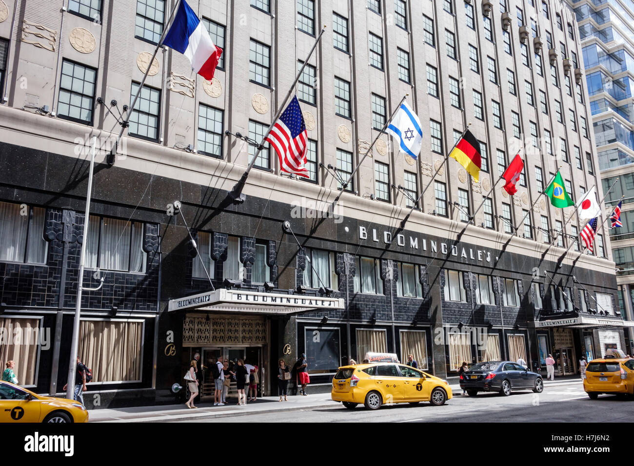 New York City,NY NYC Manhattan,Upper East Side,Bloomingdale's,Third Avenue 59th Street & Lexington Avenue,grandi magazzini di lusso,edificio,esterno,f Foto Stock