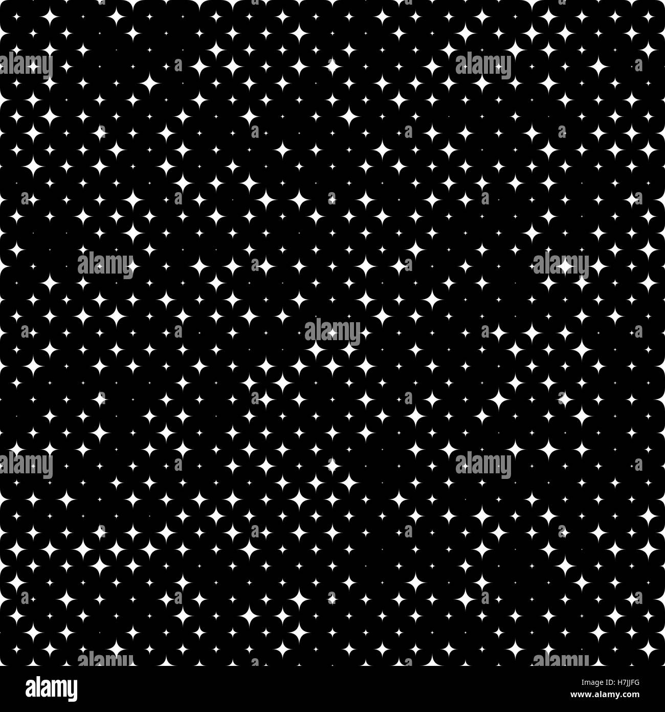 Bianco nero abstract cielo stellato sfondo Illustrazione Vettoriale