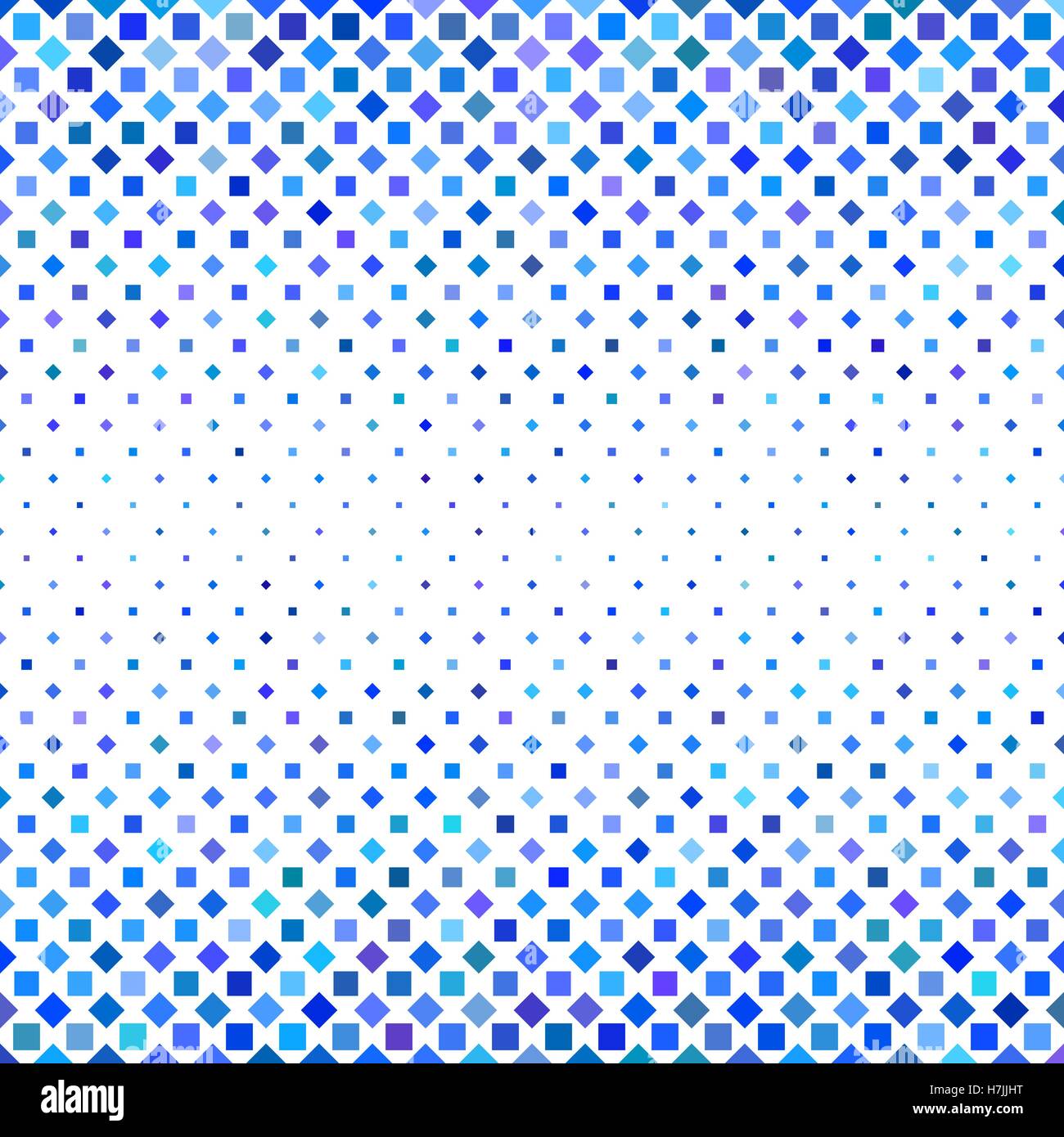 Blue square pattern design di sfondo Illustrazione Vettoriale