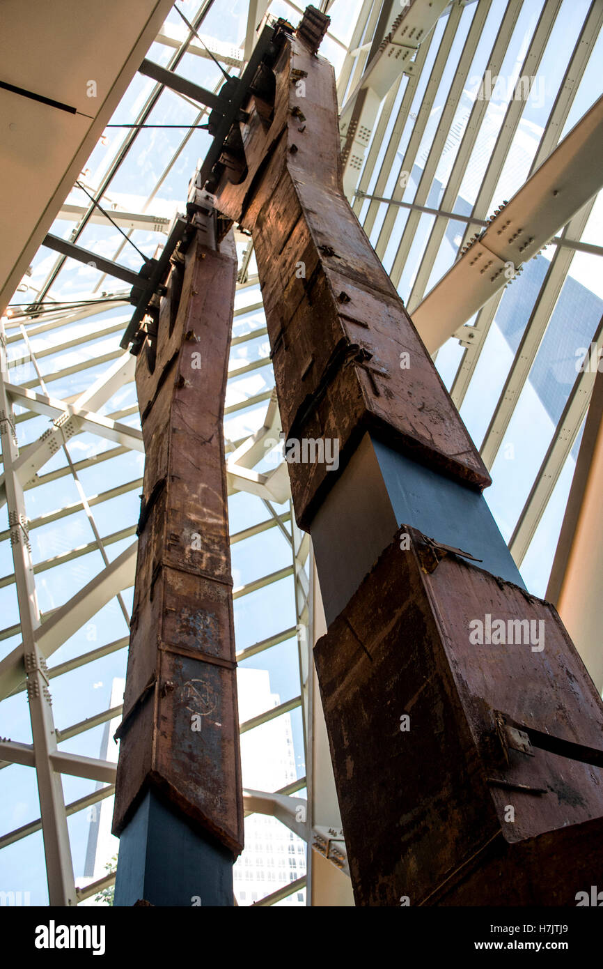 9 11 National Memorial in New York City USA 25.05.2014 Foto Stock