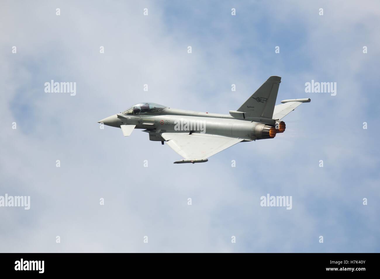 Eurofighter Typhoon jet da combattimento. Foto Stock