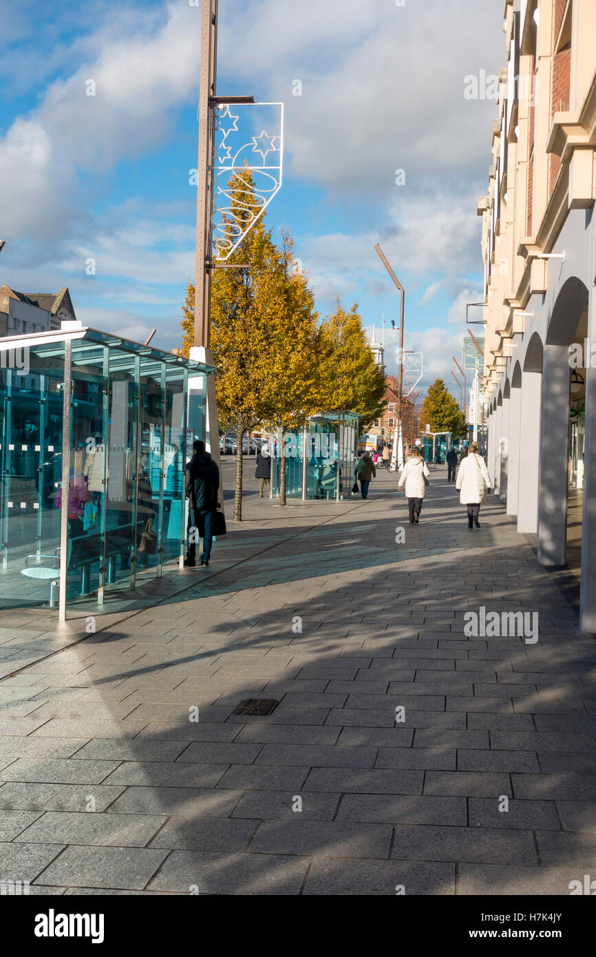 High Street Stockton on Tees, contender per il grande British High Street concorrenza autunno 2016 Foto Stock