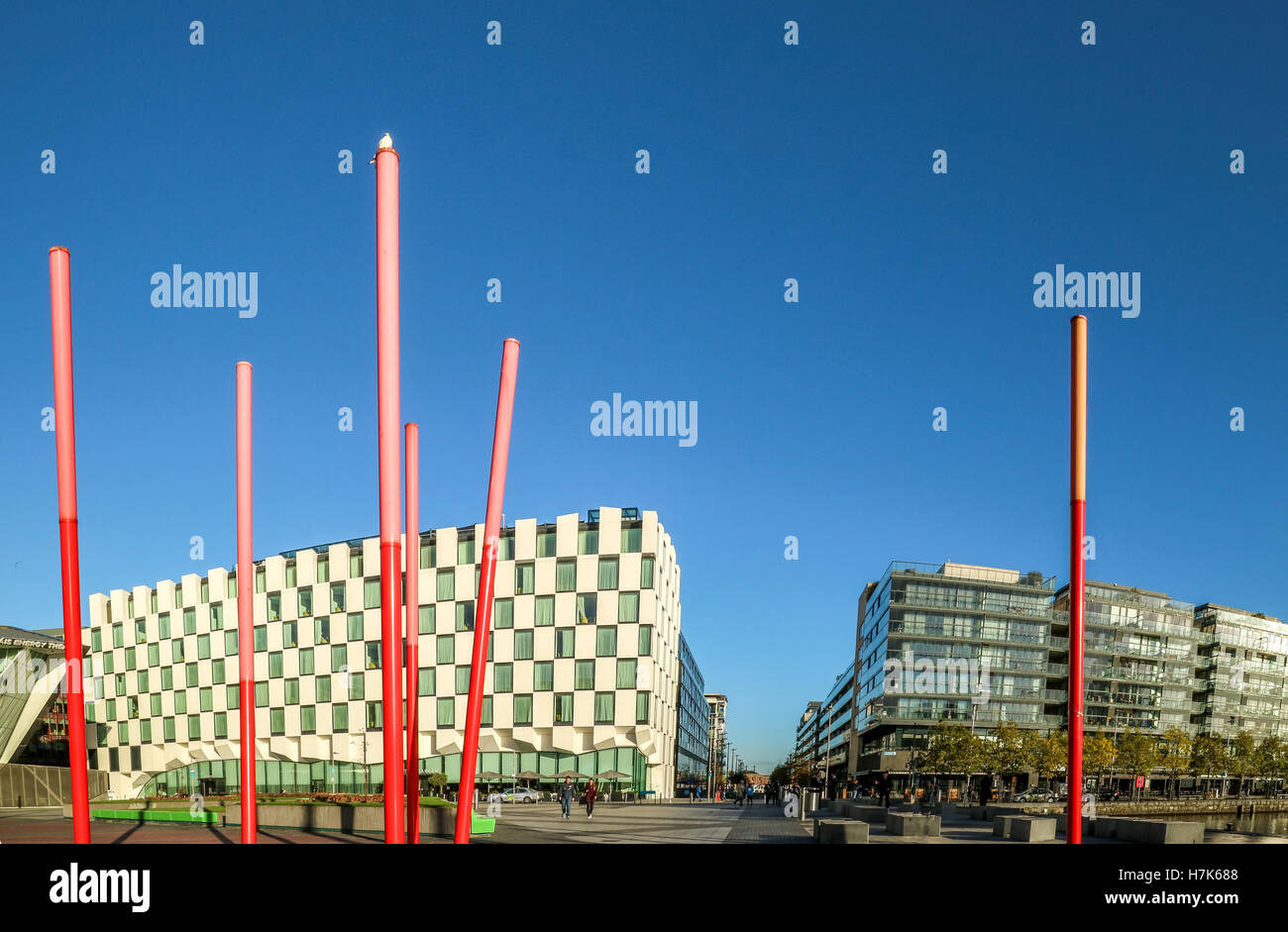 Dublino Irlanda docklands Foto Stock