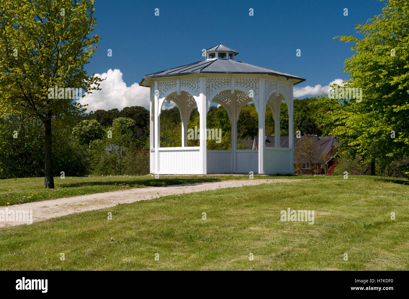 Padiglione Seepark, Mar Baltico località di Sellin, Isola di Ruegen, Meclemburgo-Pomerania Occidentale Foto Stock