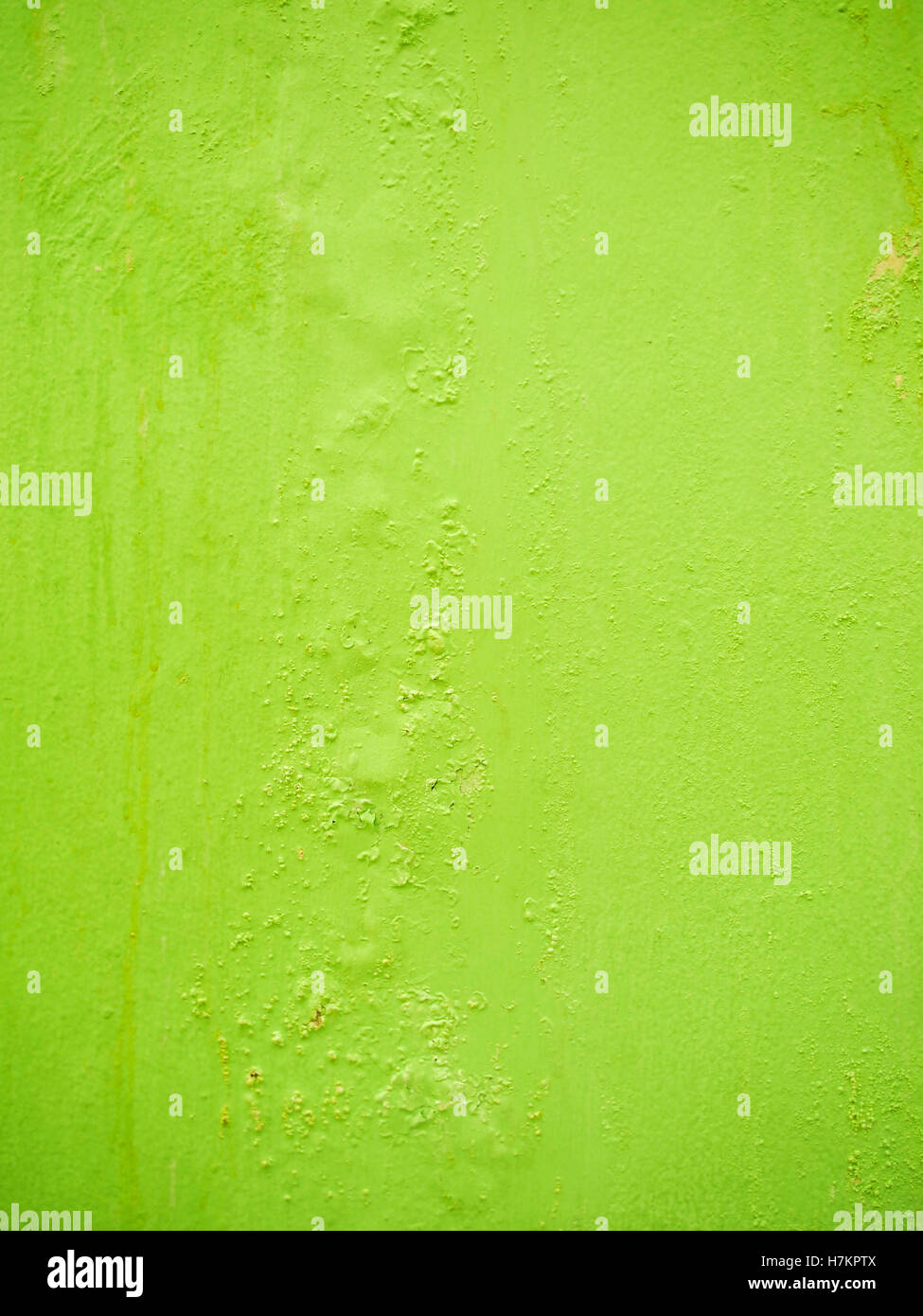 Vecchia parete verde Foto Stock