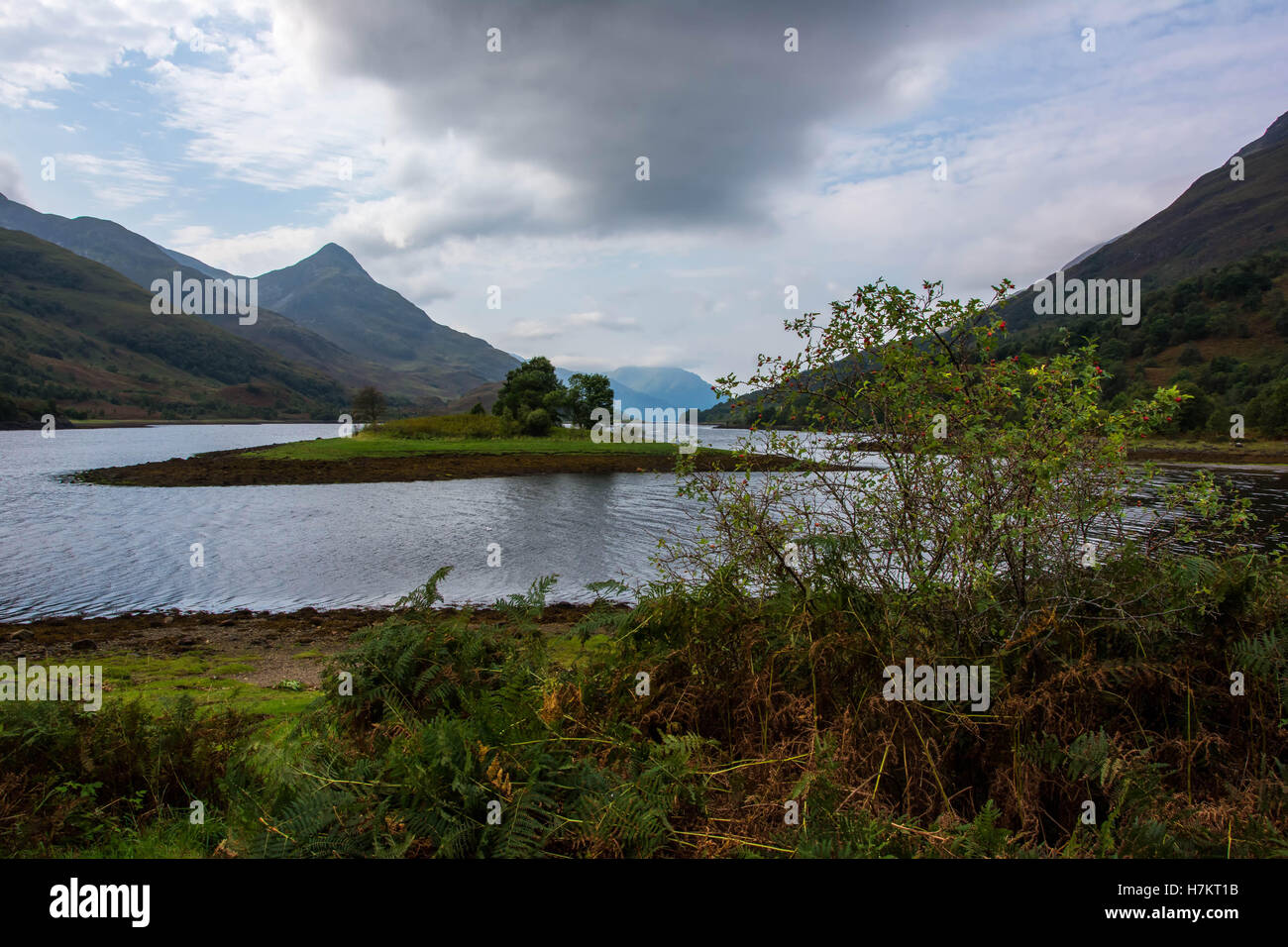 Loch Leven e il Pap di Glencoe Foto Stock