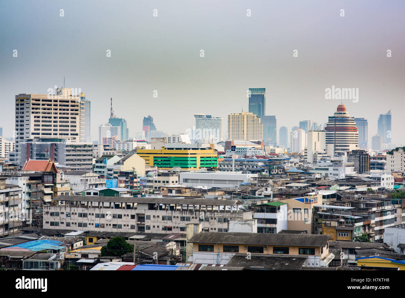 Panorama di Bangkok in Thailandia Foto Stock