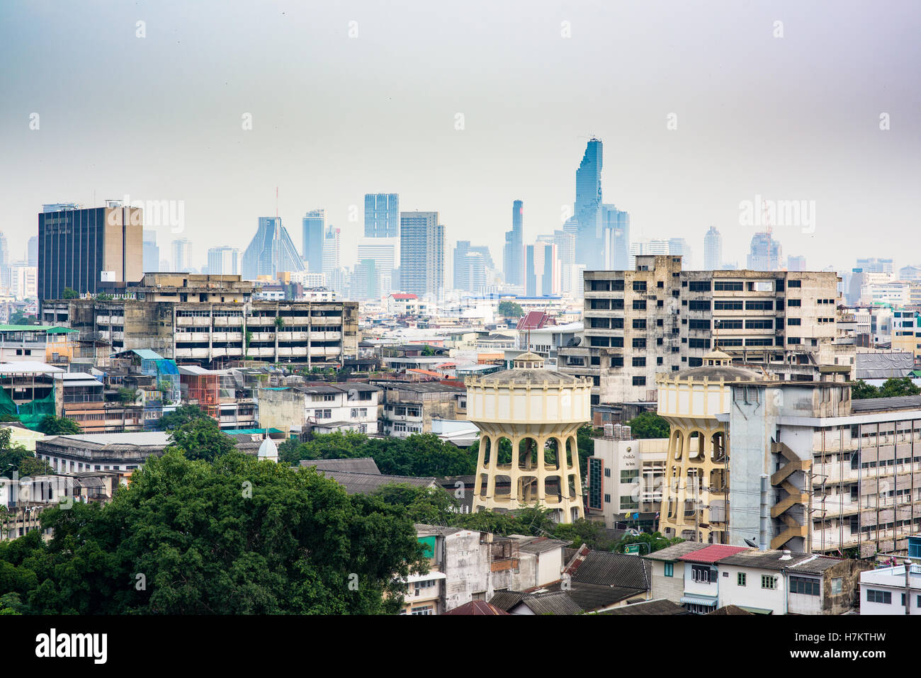 Panorama di Bangkok in Thailandia Foto Stock