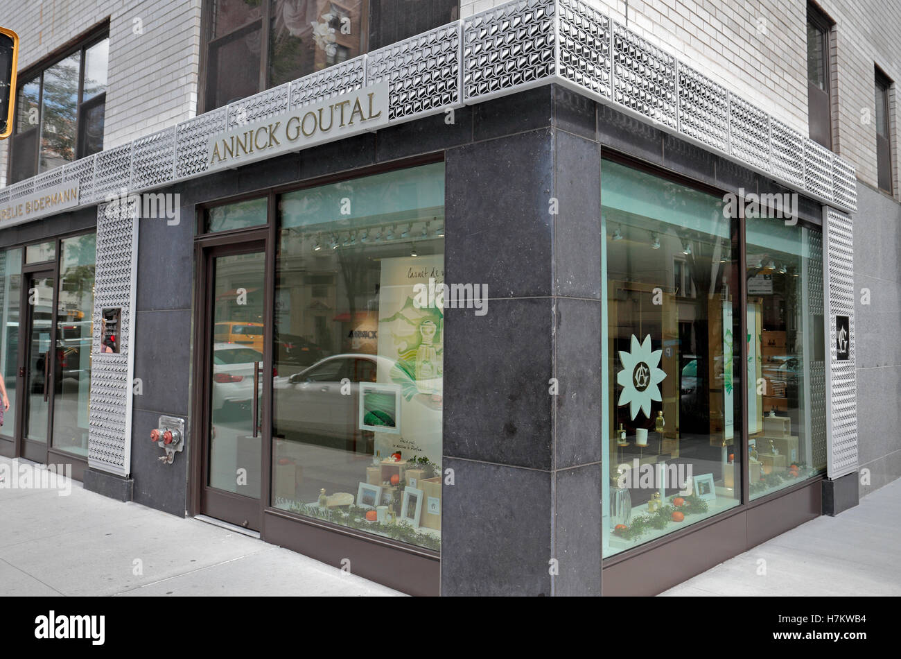 Il Annick Goutal profumo profumo e negozio di colonia su Madison Avenue a Manhattan, New York City, Stati Uniti. Foto Stock