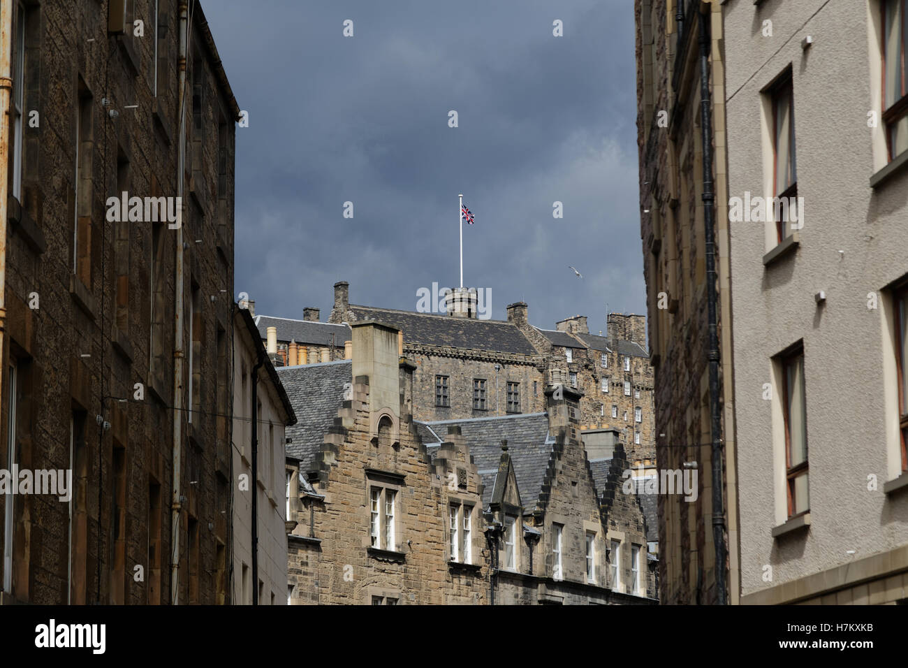 Scene dal Edinburgh Festival Fringe vergine sponsorizzato street festival 2015 Edimburgo, Scozia, Regno Unito Foto Stock