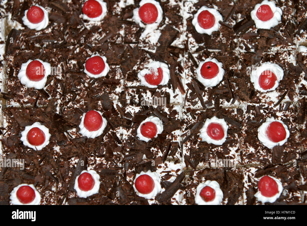 Foresta Nera pasticceria Foto Stock