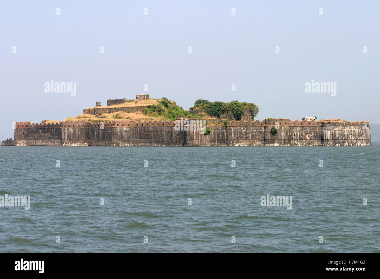 Fort Zanjeera-fort fu costruito da Siddi dall Africa attorno al 1400 D.C. Maharashtra, India Foto Stock