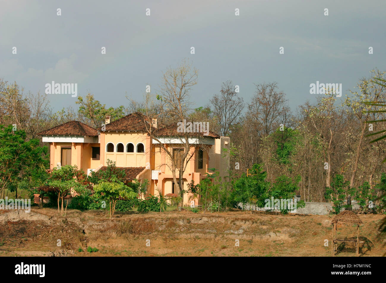 Tuli tiger resort, Parco Nazionale di Kanha, Madhya Pradesh, India Foto Stock