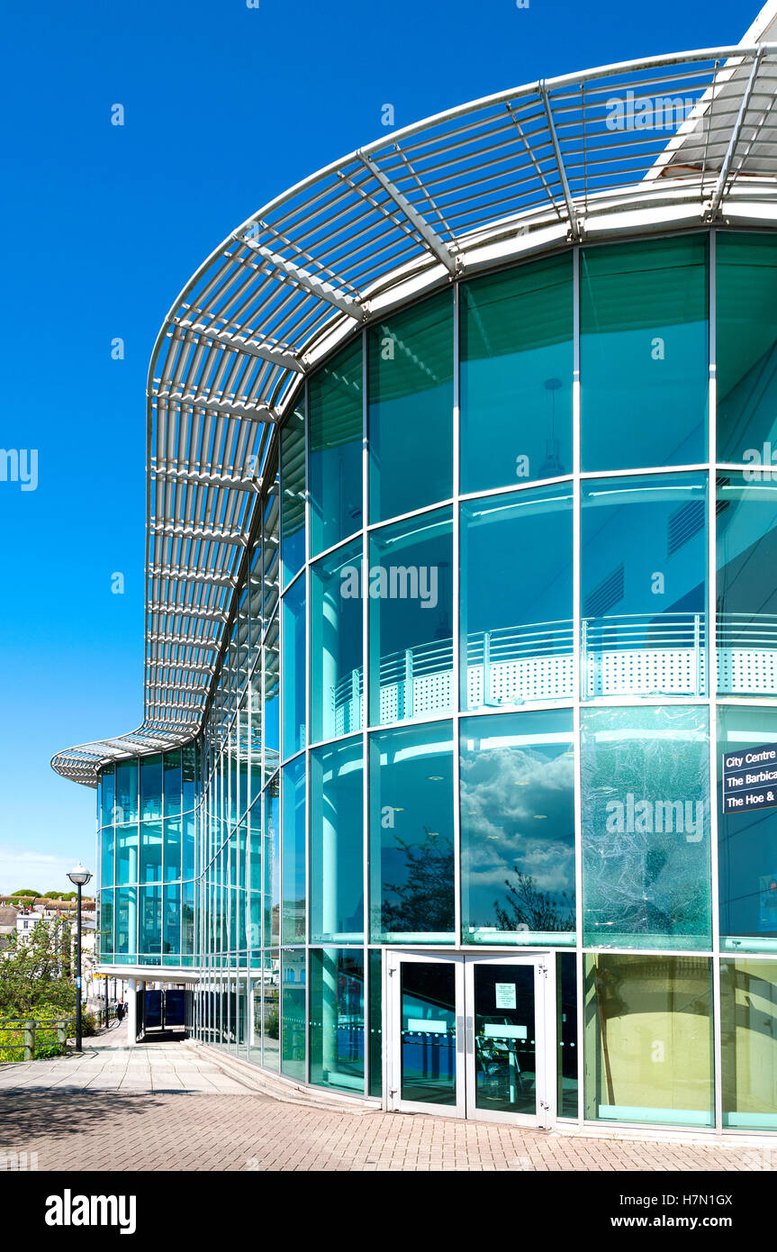 Il National Marine Aquarium di Plymouth, Devon, Inghilterra, Regno Unito Foto Stock