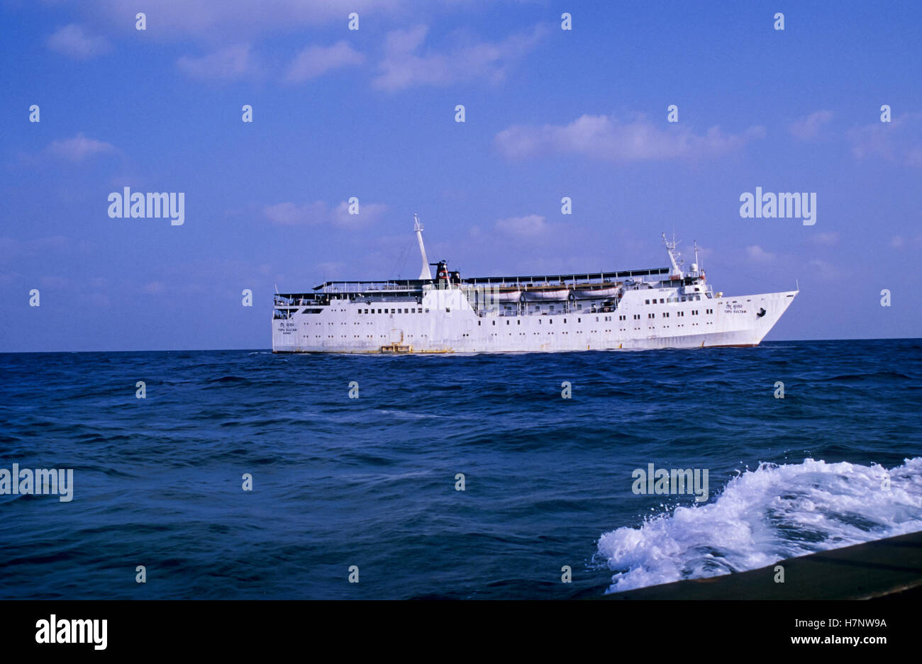 Sultano Tipu nave, delle Laccadive, India. Foto Stock