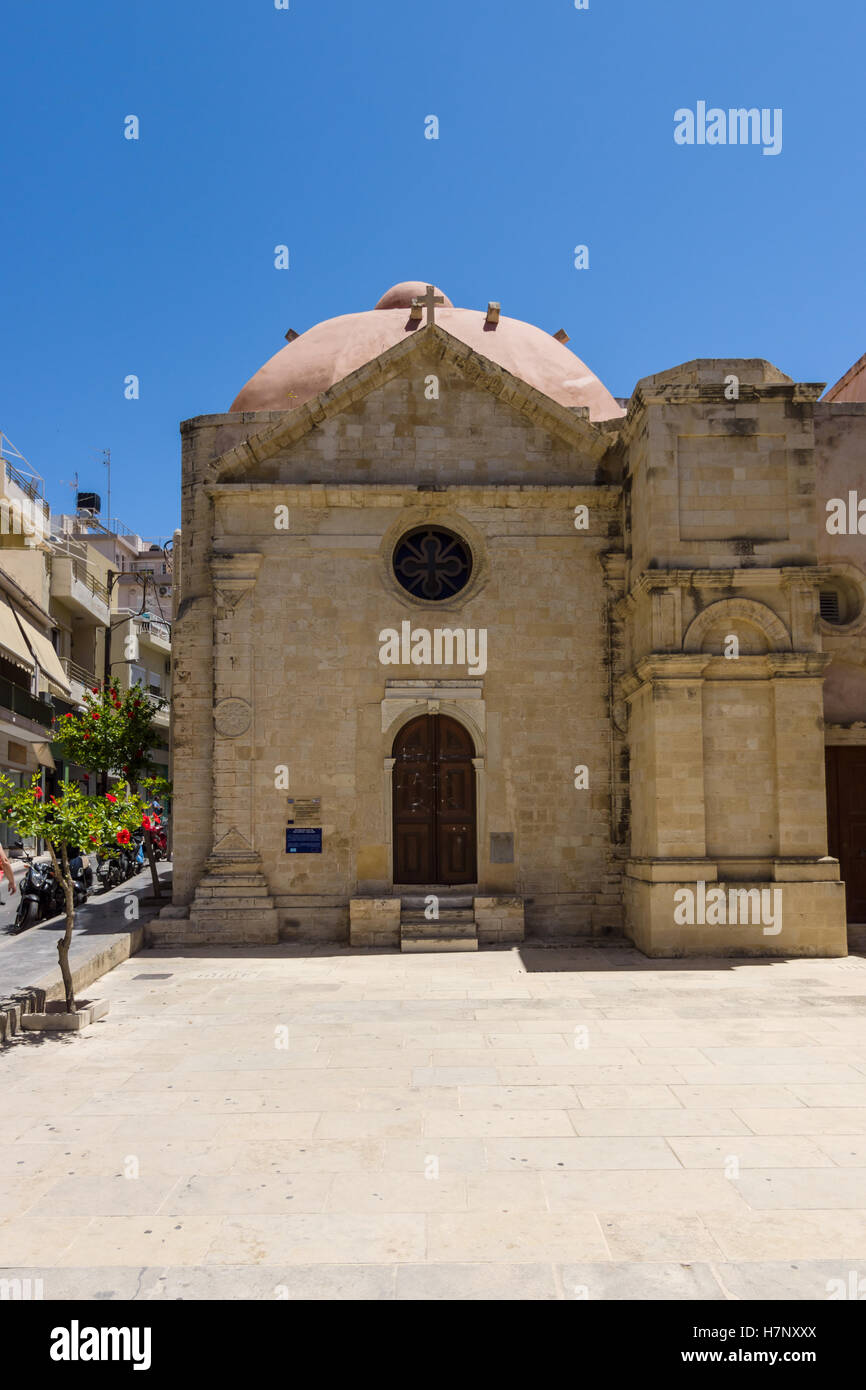 Museo ecclesiastico Agia Ekaterini (St. Catherine) come parte di un complesso di edifici di Agios Minas cattedrale Foto Stock