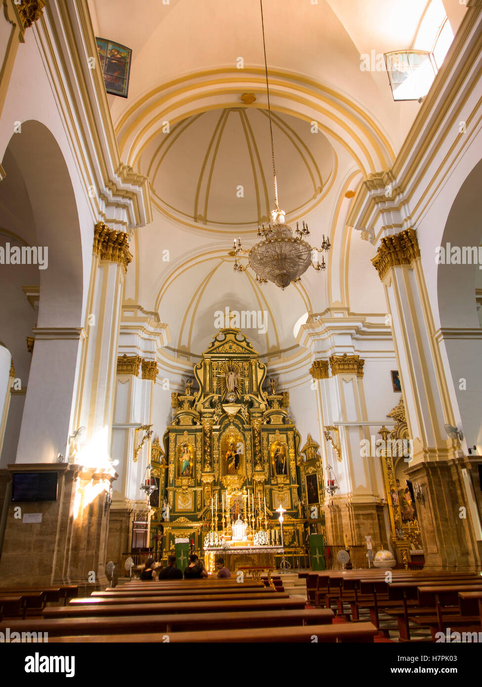 Nuestra Señora de la Encarnacion chiesa, la città vecchia di Marbella. Costa del Sol, Málaga provincia. Andalusia, Spagna Europa Foto Stock