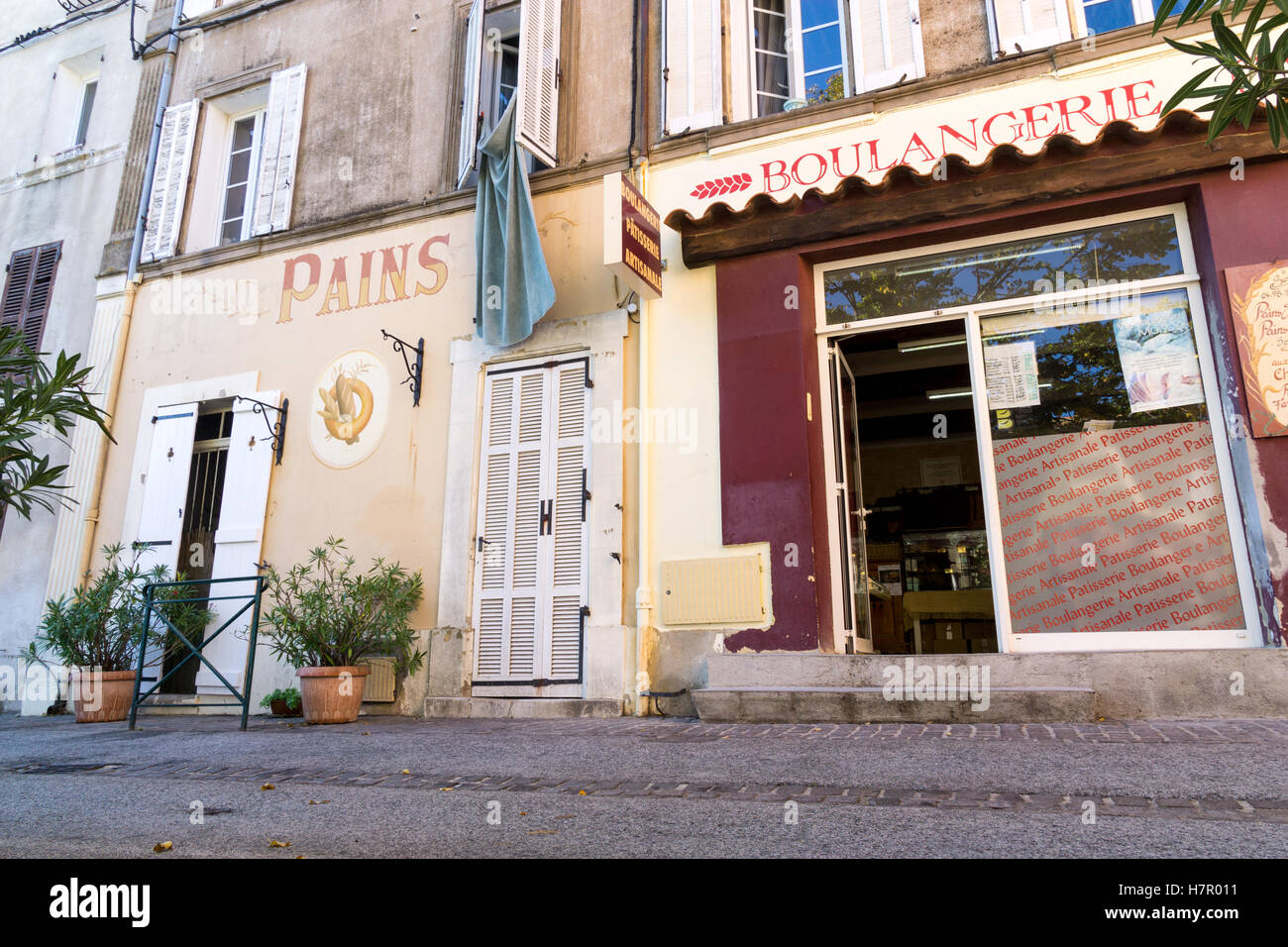 Una boulangerie, o forno, in La Garde-Freinet, Var, Francia. Foto Stock