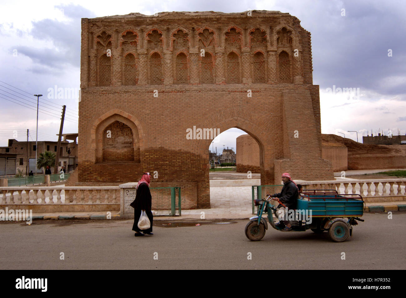 Bab Baghdad Raqqa Siria Foto Stock