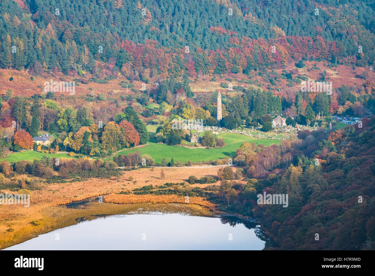 Montagne di Wicklow, Irlanda Foto Stock