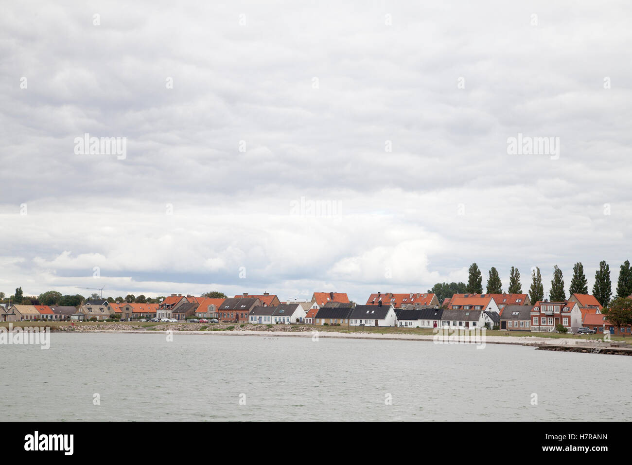 BORSTAHUSEN vecchio villaggio di pescatori sulla costa sud a Landskrona Foto Stock