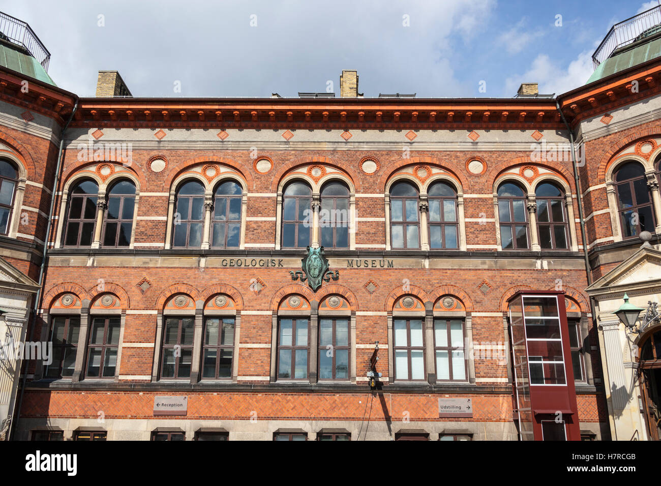 Museo geologico, Oster Voldgade, Copenhagen, Danimarca Foto Stock