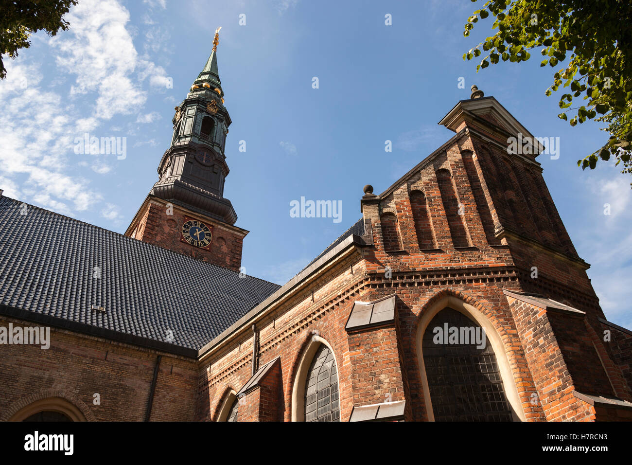 La Chiesa di San Pietro, Sankt Petri Kirke, Copenhagen, Danimarca Foto Stock
