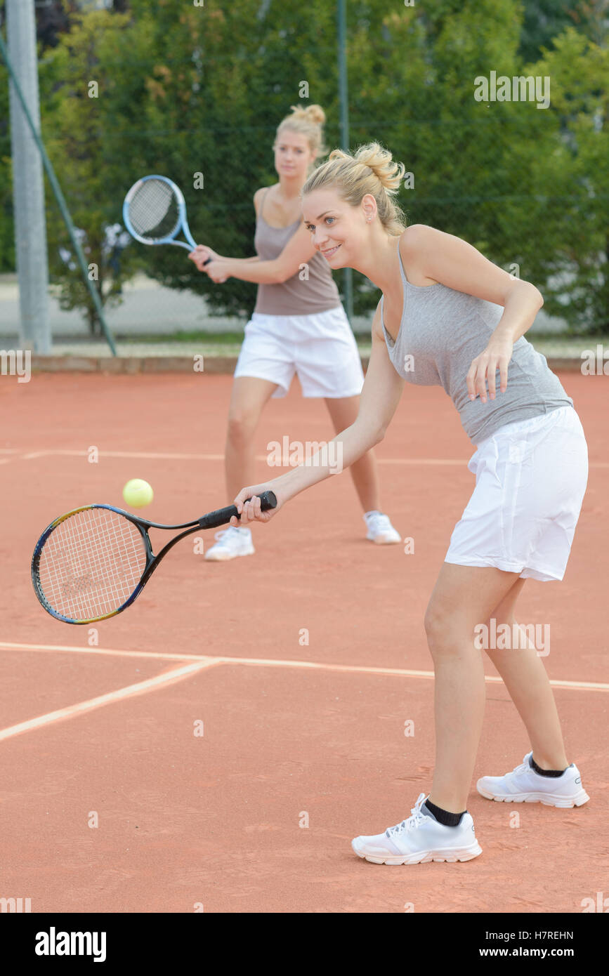 Estate tennis programma Foto Stock