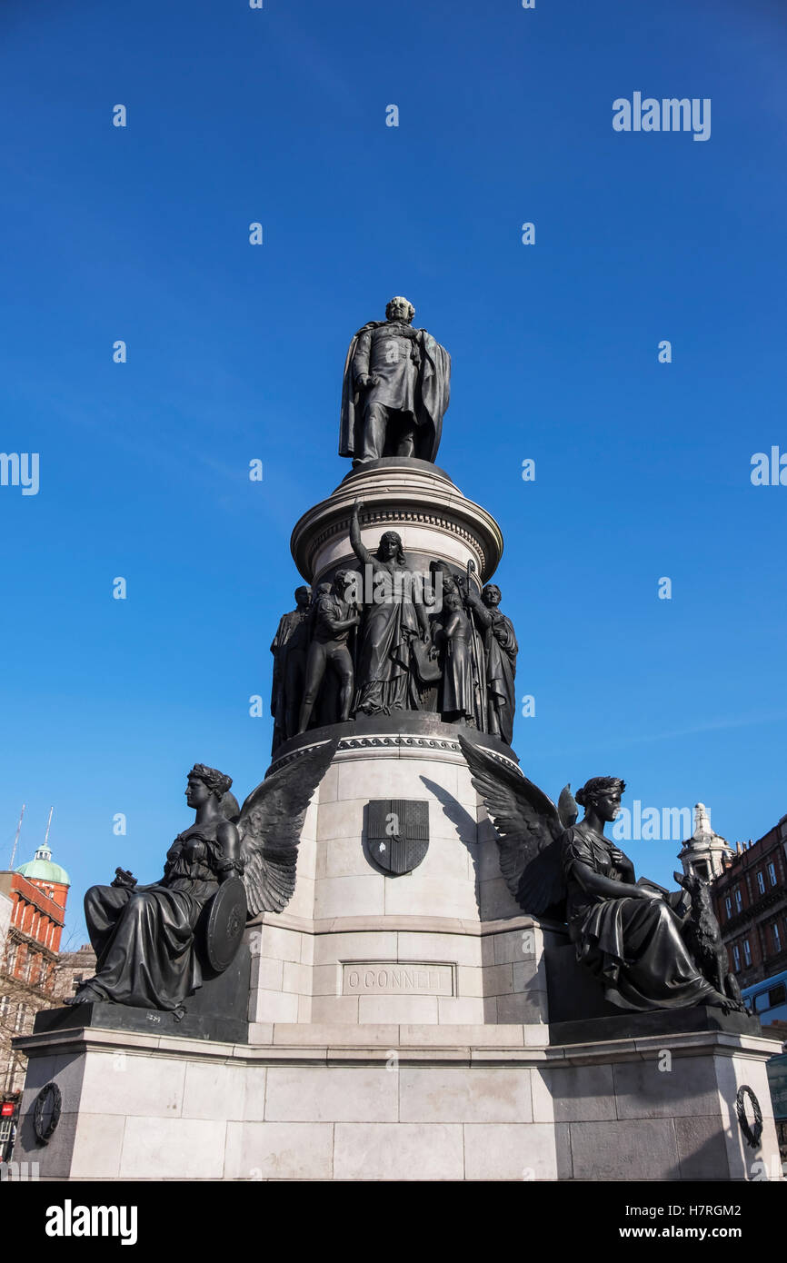 O'Connell monumento; Dublino, Irlanda Foto Stock
