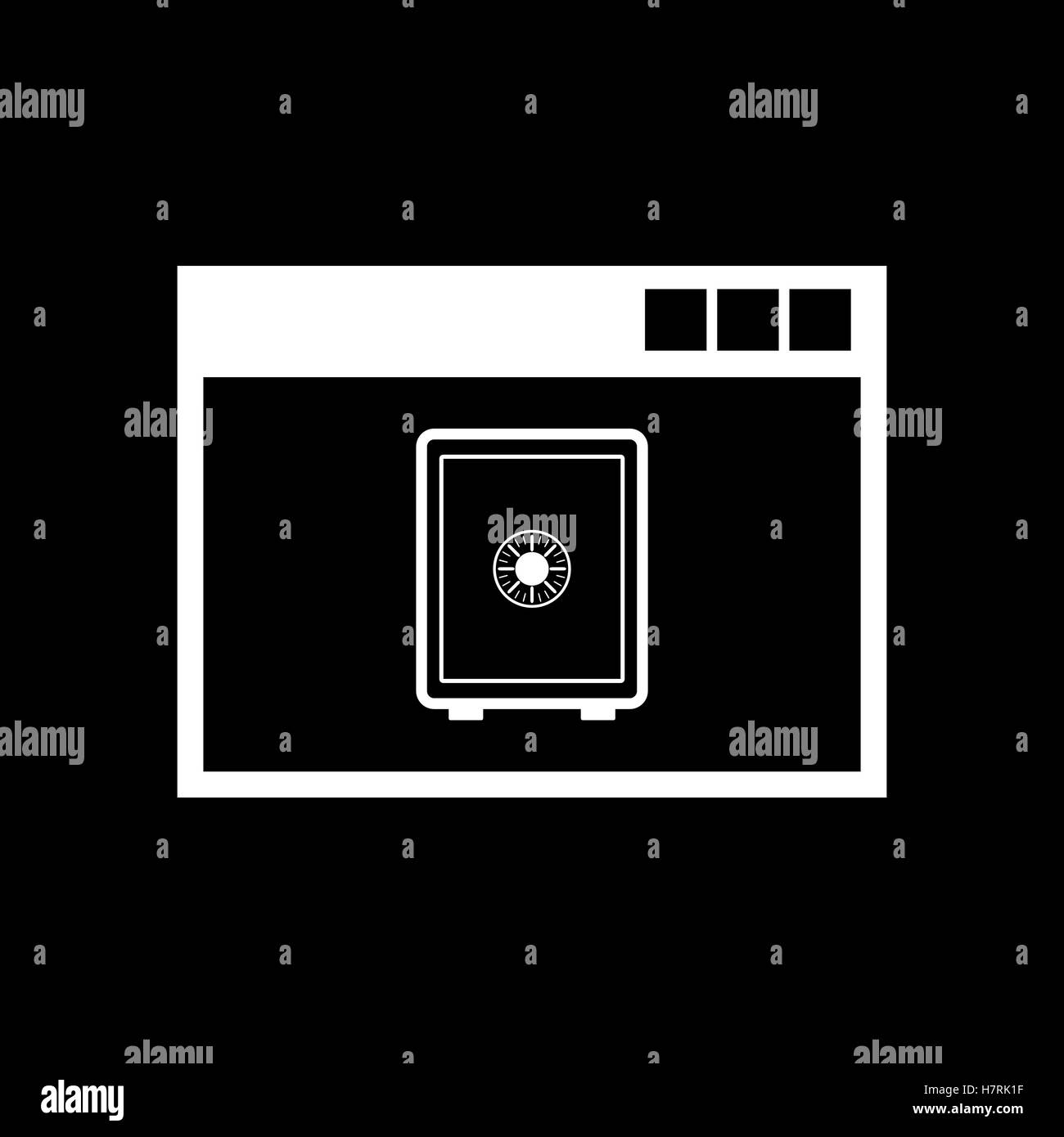 Online banking icona. vettore. design online banking simbolo. web. grafica. JPG. AI. app. logo. oggetto. piatto. immagine. segno. eps. arte Illustrazione Vettoriale