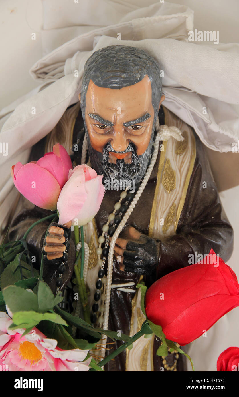 Cattolica romana italiano san Padre Pio santuario Foto Stock