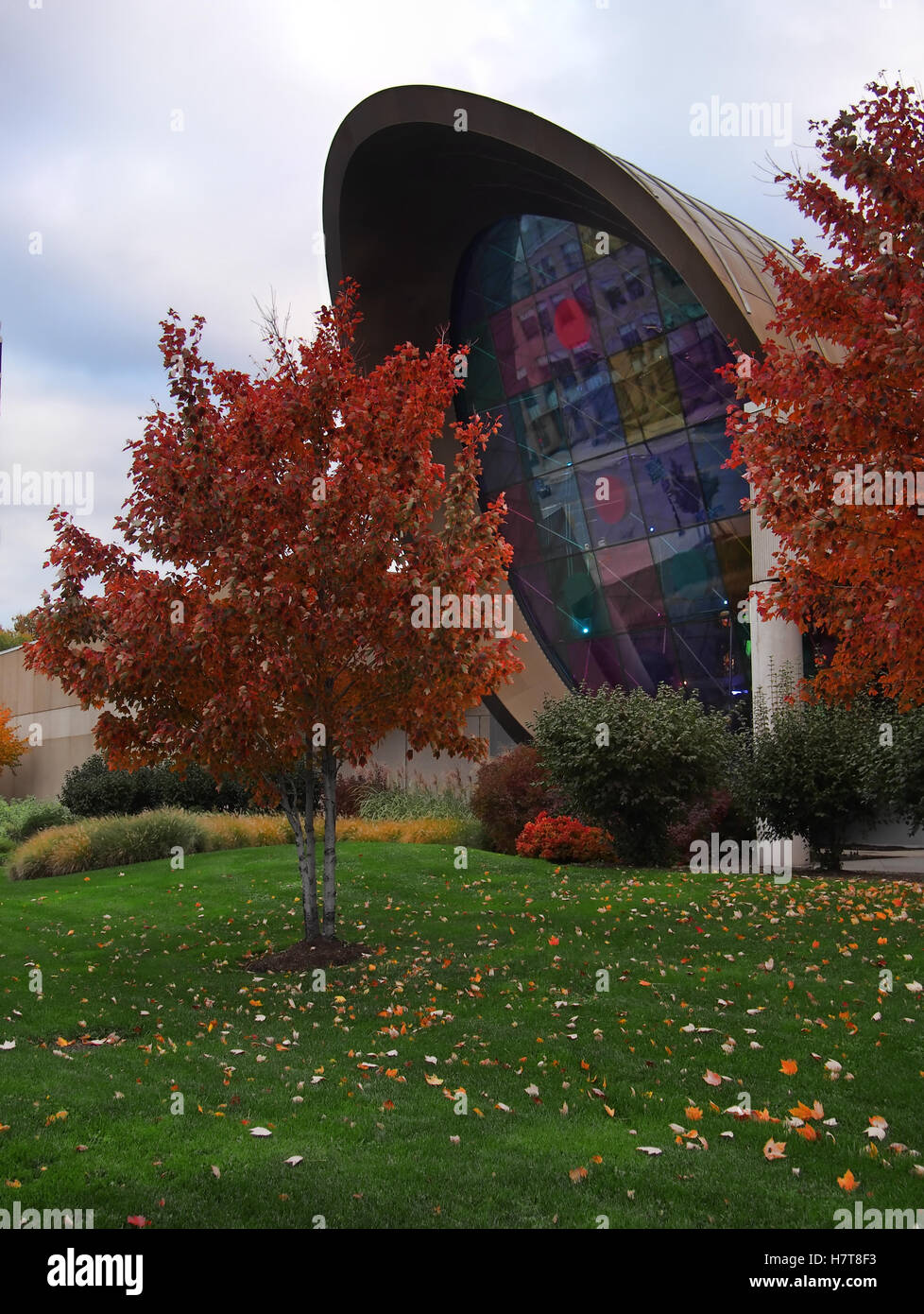 Finestra del Forte museo di giocare a Rochester, New York. Foto scattata da una strada pubblica Foto Stock