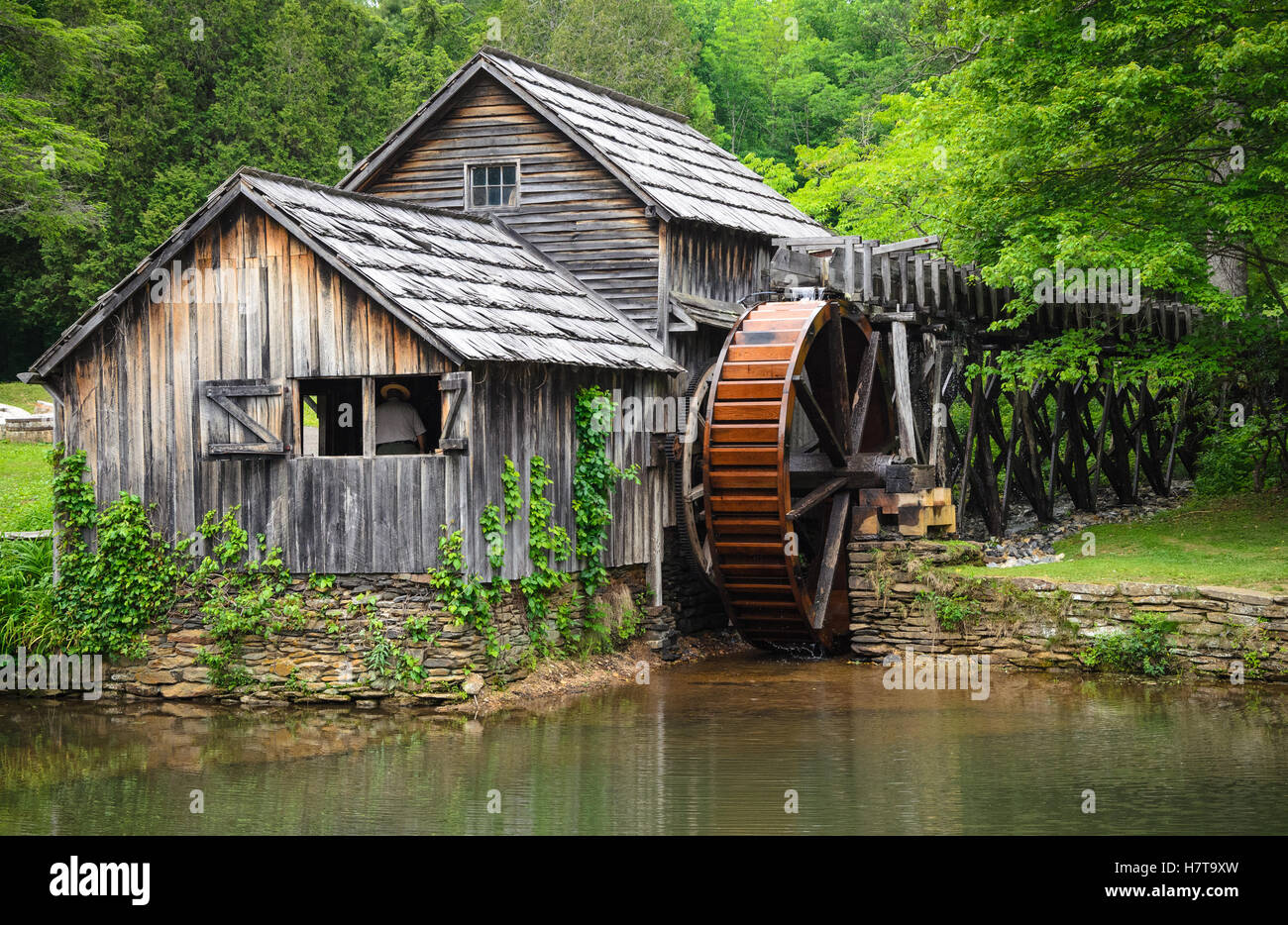 Blue Ridge Parkway Foto Stock