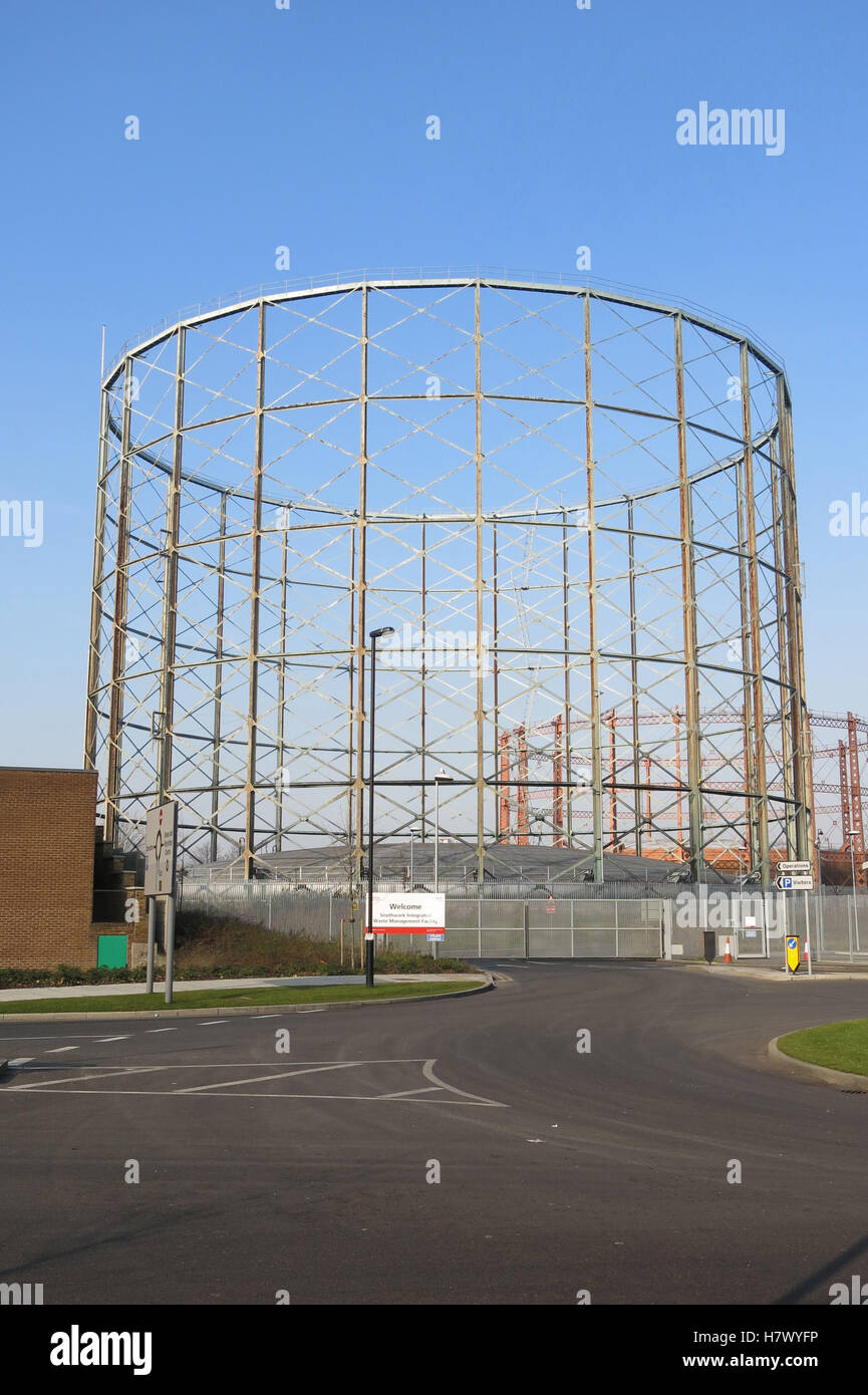 Titolare del gas Old Kent Road Foto Stock