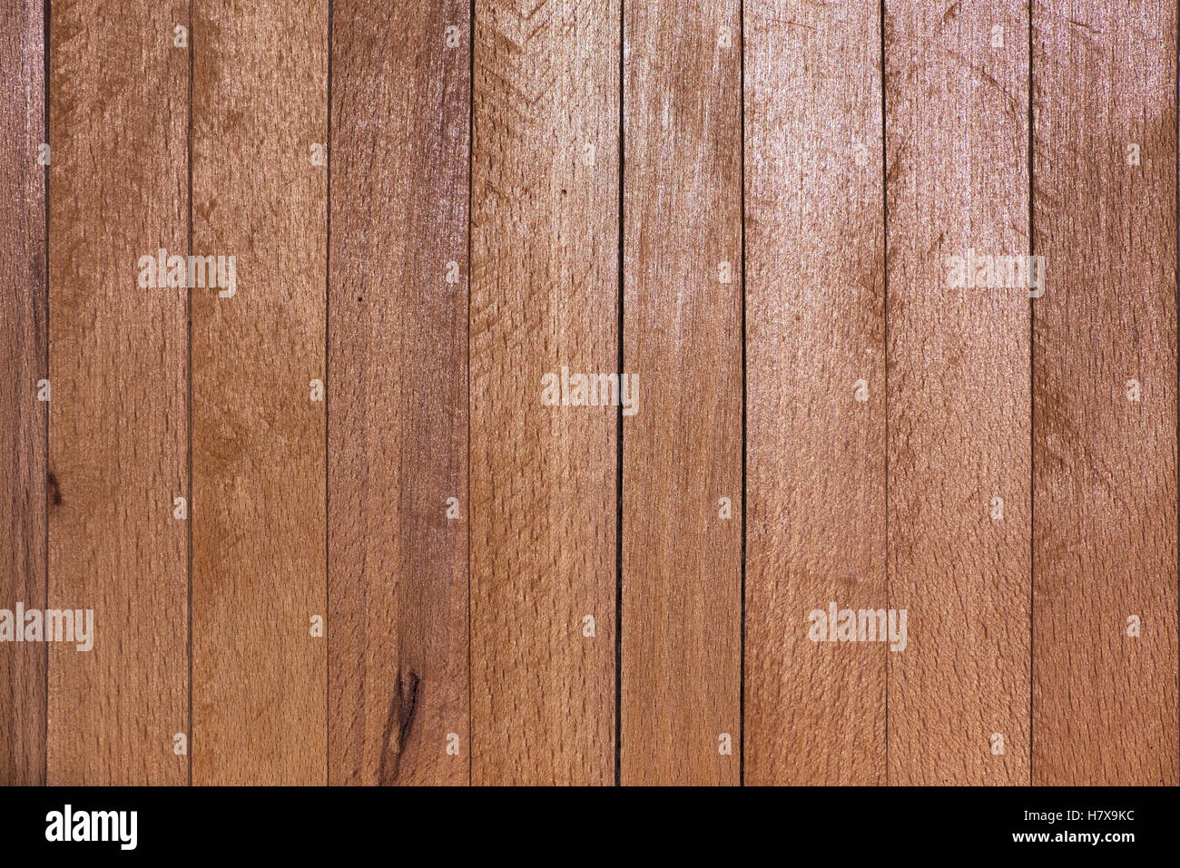 Macro shot di listelli in legno utilizzabile come texture di sfondo o. Foto Stock