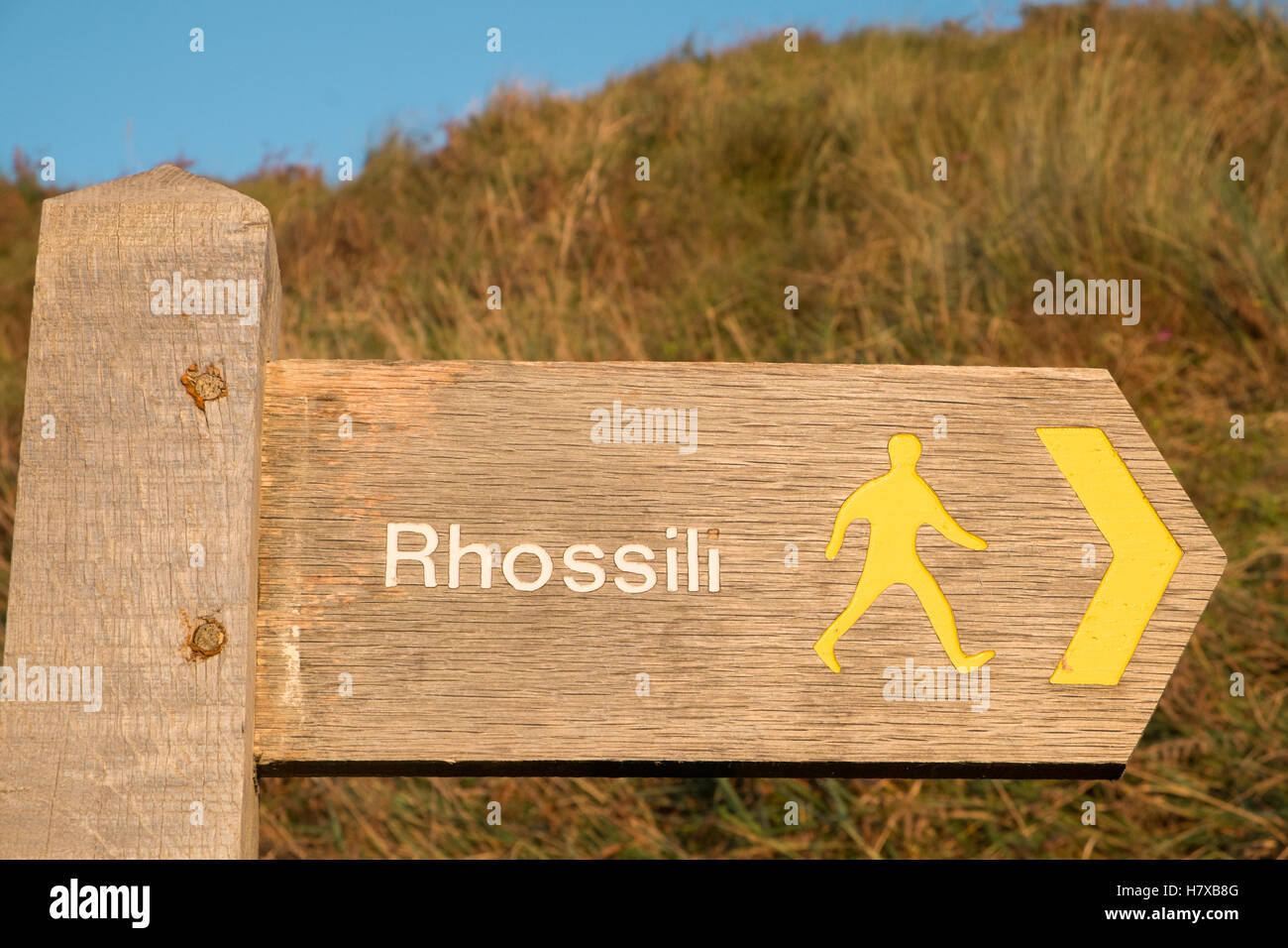 Rhosili,Rhossili,Rhossilli,bay,Llangenneth langenneth,beach,Worm testa,Worm's,Gower Peninsula,Swansea,Swansea County,Wales,,U.K.,UK,l'Europa,europeo, Foto Stock