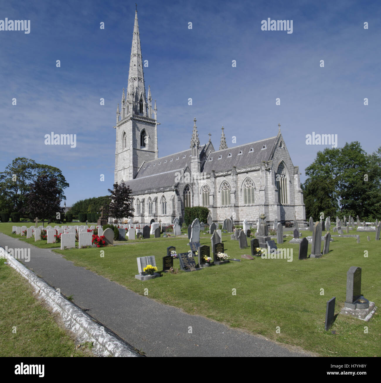 St Margaret's Church, Bodelwyddan, Galles, Regno Unito, Foto Stock