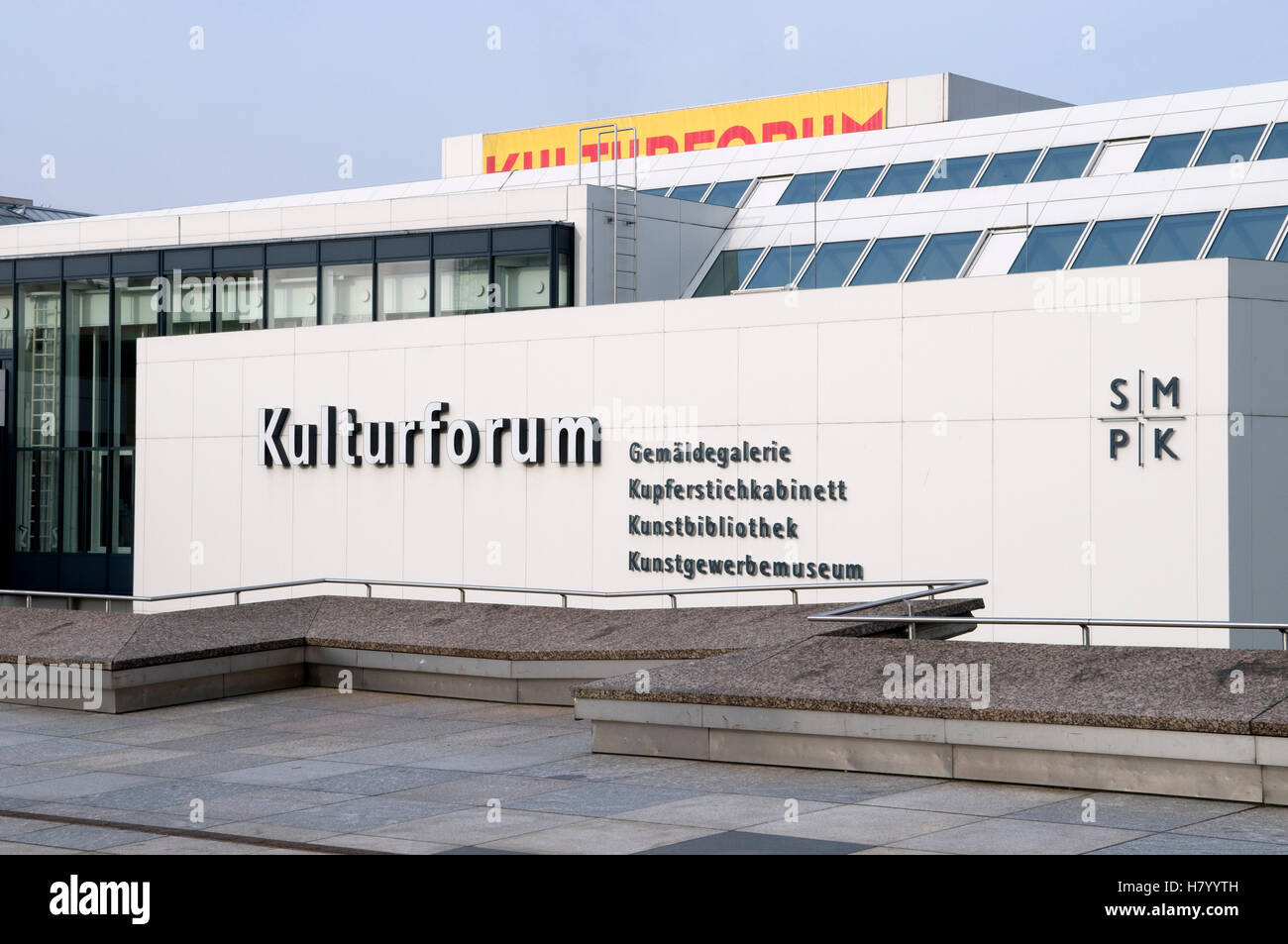Kulturforum, Forum culturale, Stampe camera, biblioteca d'arte, Galleria d'arte e il Museo di Arti Decorative, Berlino Foto Stock