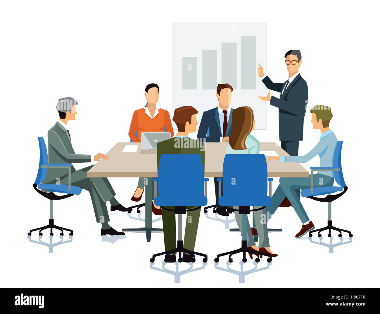 Business Meeting di equilibrio Foto Stock