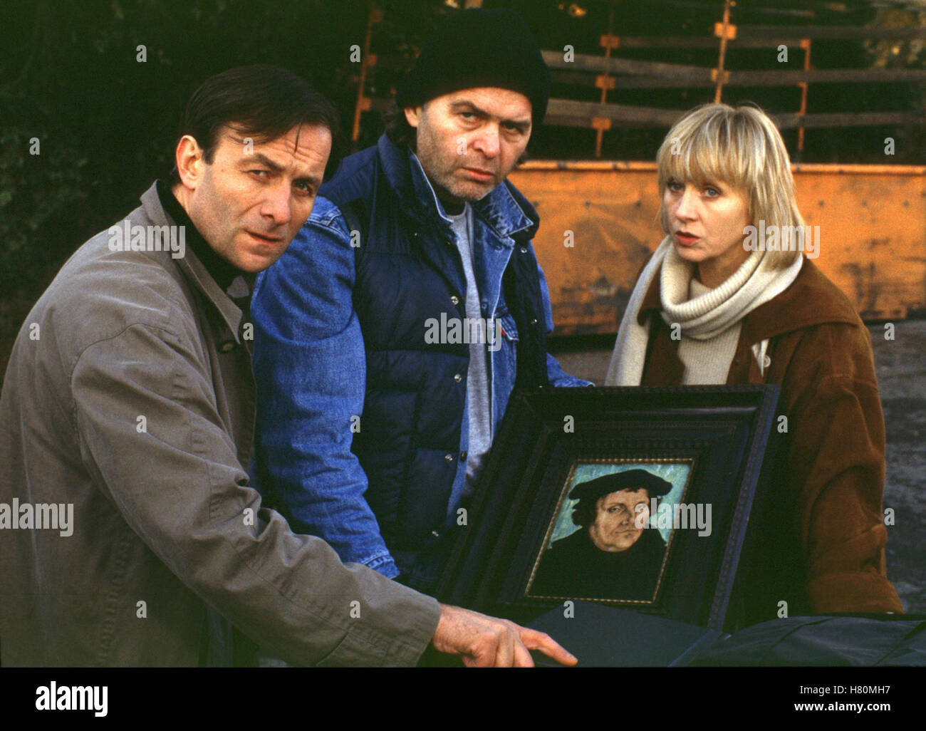 BLUTSPUR IN DEN OSTEN, D 1995, Regie: Peter Fratzscher, JAN NOVOTNY, PETER FRATZSCHER, JENNY GRÖLLMANN, Stichwort: Gemälde Foto Stock