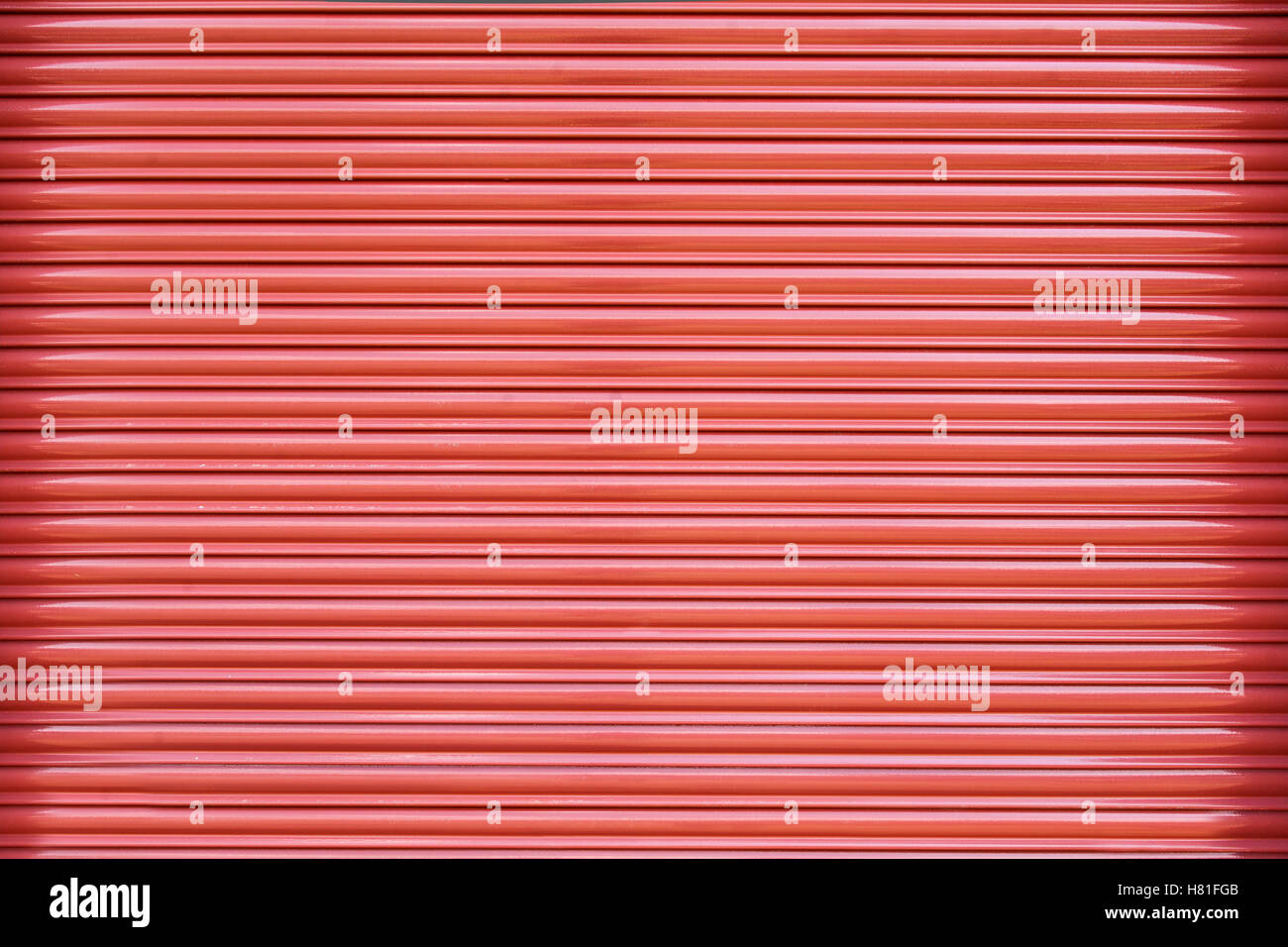 Rosso sfondo a strisce Foto Stock