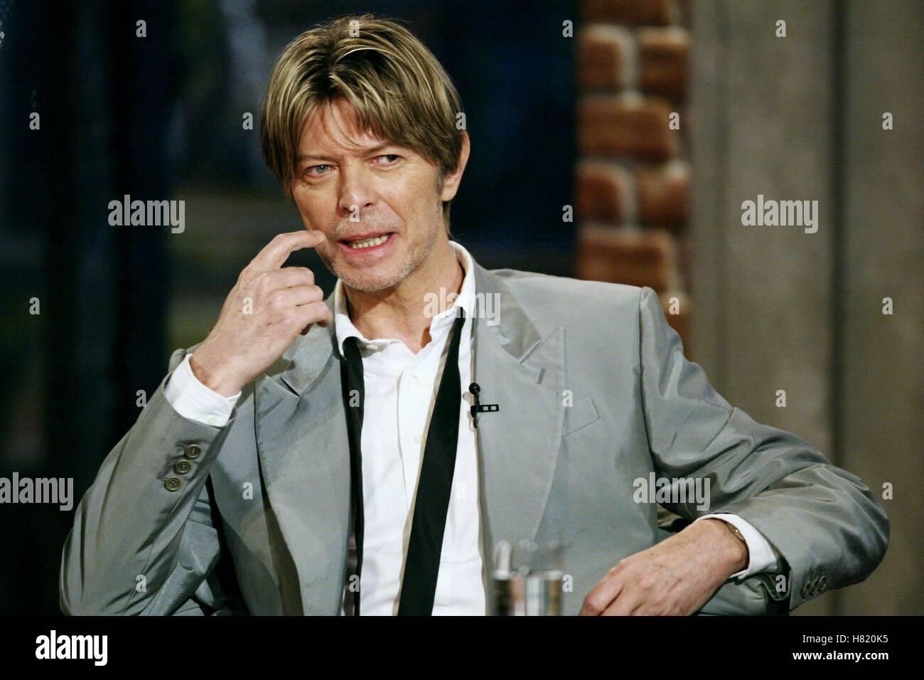 DAVID BOWIE 11 Luglio 2002 Foto Stock