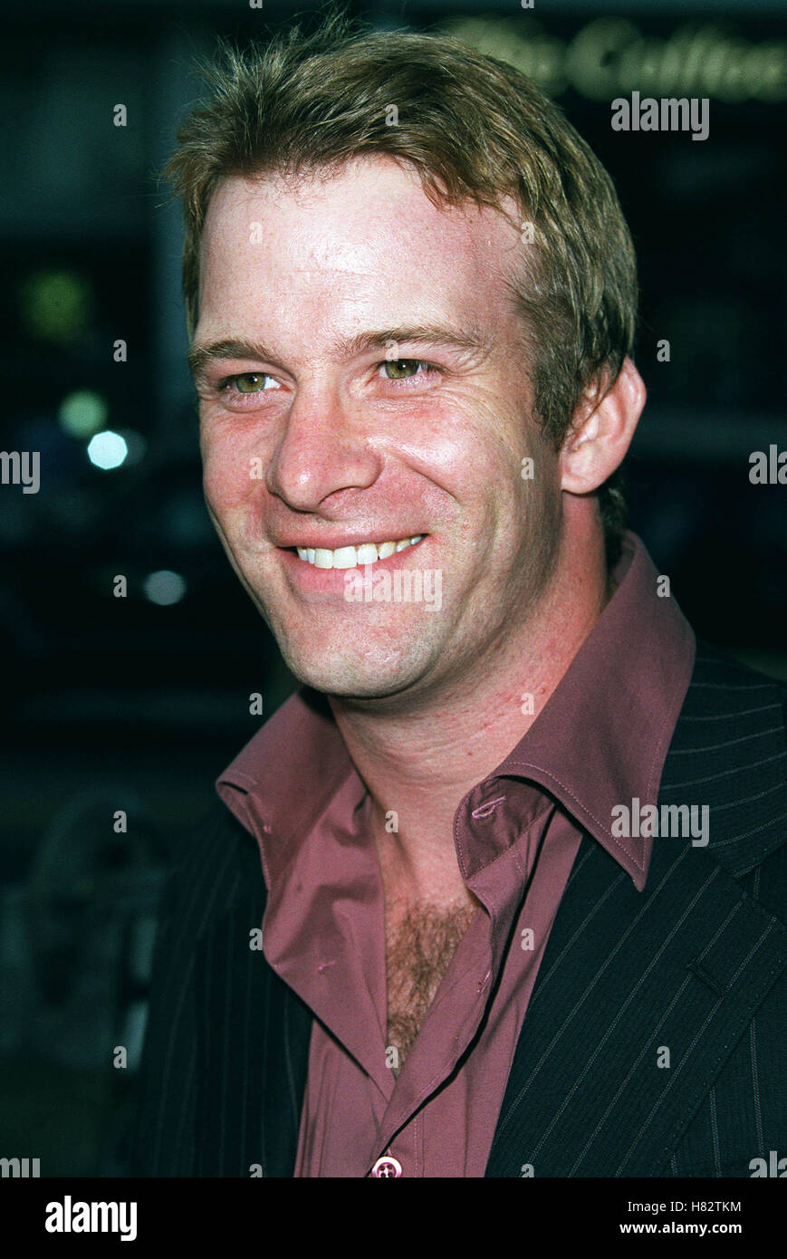 THOMAS JANE "peccato originale" premiere del film HOLLYWOOD LOS ANGELES STATI UNITI D'AMERICA 31 Luglio 2001 Foto Stock
