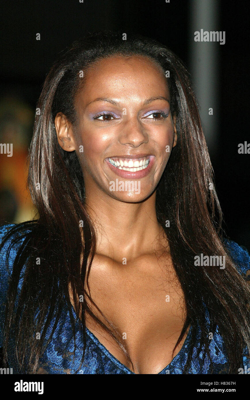 JUDI SHEKONI premi MOBO Arena di Londra Londra Inghilterra 01 Ottobre 2002 Foto Stock