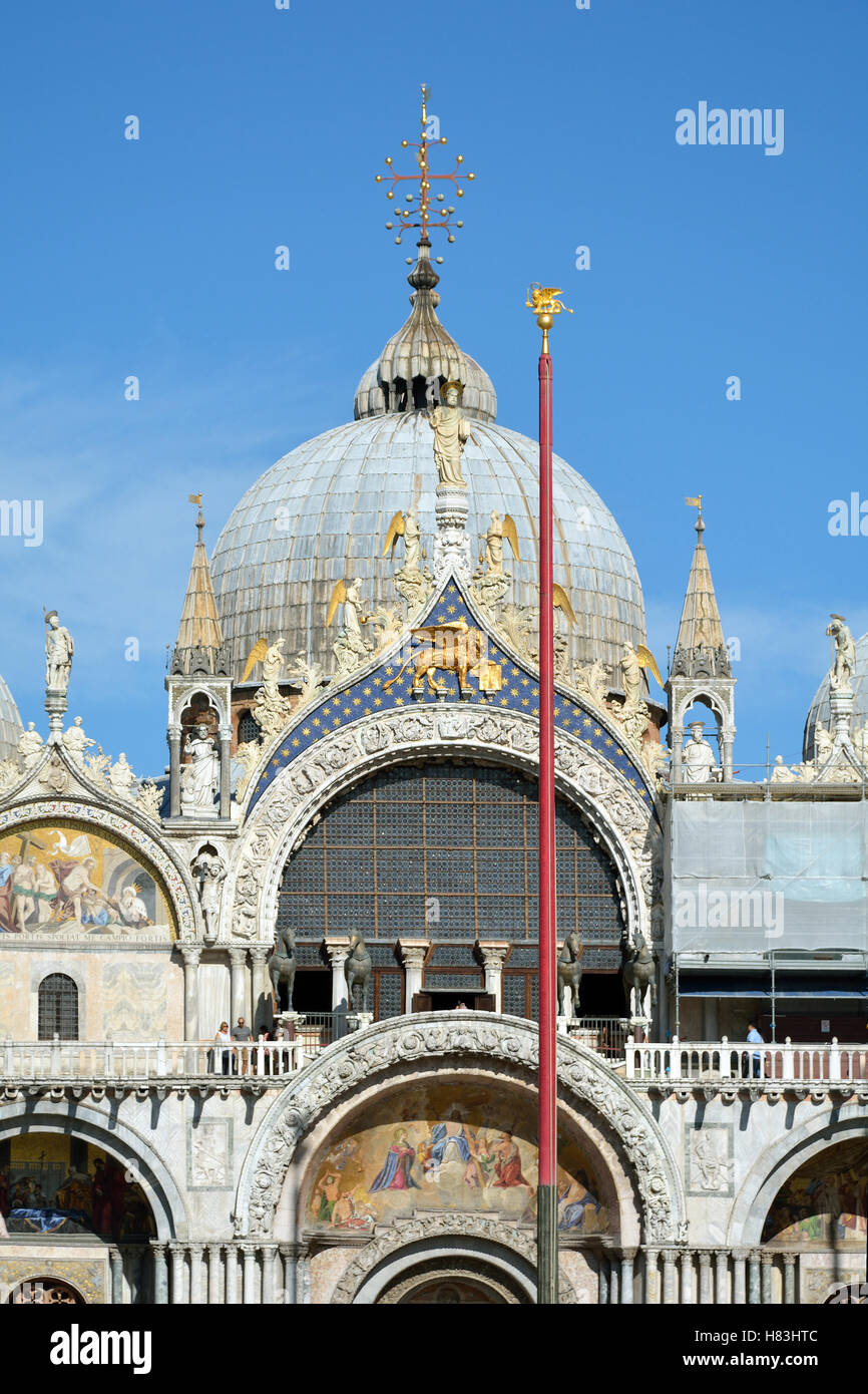 Basilica di San Marco di Venezia in Italia. Foto Stock