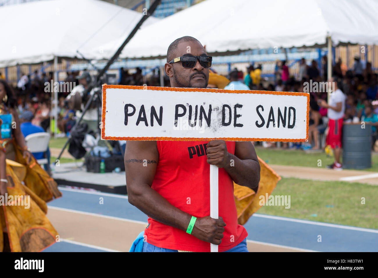 Barbados raccolto su Festival (Grand Kadooment 2016 in Barbados) Foto Stock