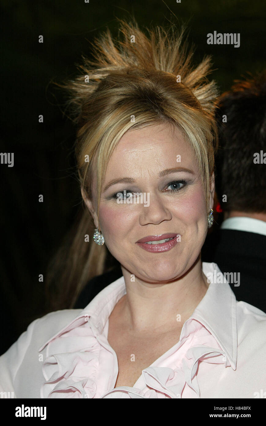 CAROLINE RHEA NOTTE DI 100 stelle OSCAR PARTY BEVERLY HILLS HOTEL LOS ANGELES STATI UNITI D'AMERICA 24 Marzo 2002 Foto Stock