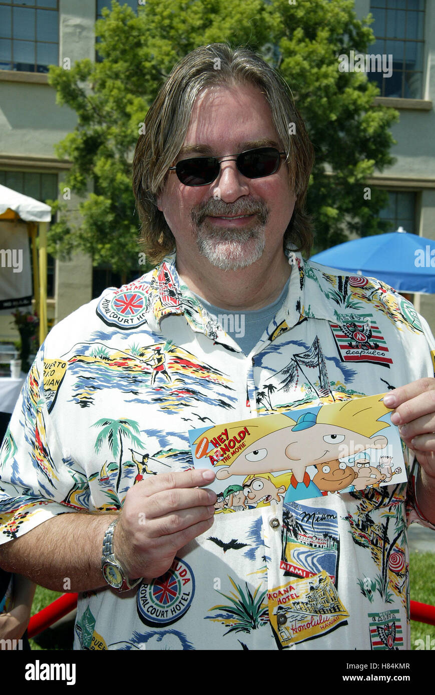 MATT GROENING HEY ARNOLD! Il film PREMIER Paramount Studios di Hollywood LOS ANGELES STATI UNITI D'AMERICA 23 giugno 2002 Foto Stock