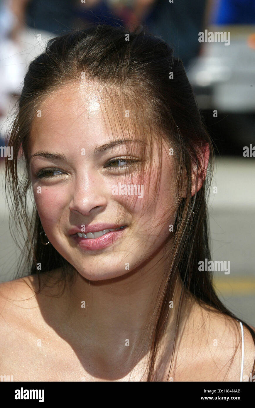 KRISTIN KREUK Teen Choice Awards 2002 ANFITEATRO UNIVERSALE BURBANK LOS ANGELES STATI UNITI D'AMERICA 04 Agosto 2002 Foto Stock