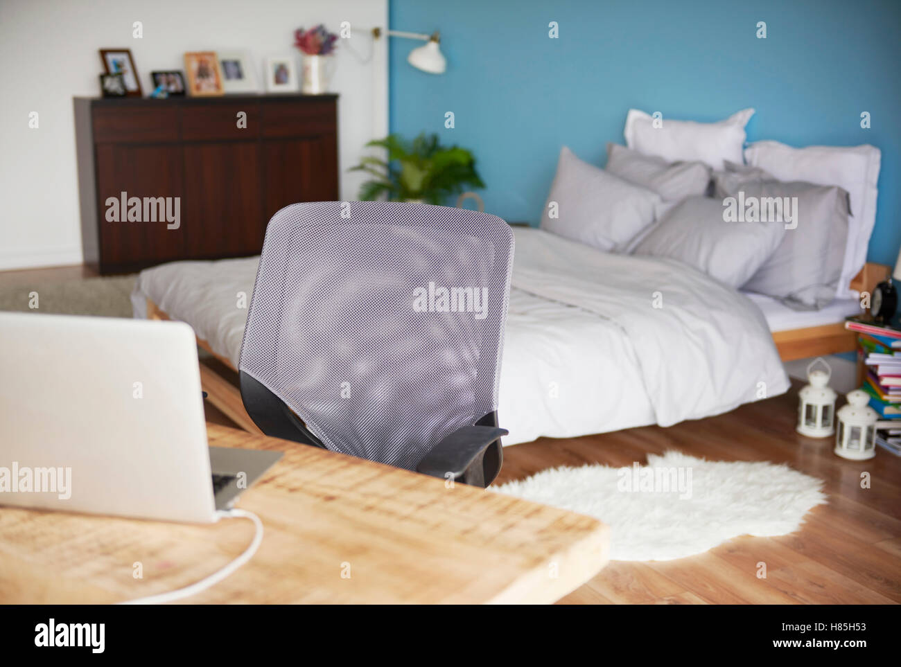 La camera è stata pulita Foto Stock